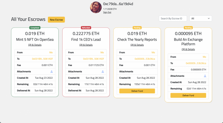 Crypto Escrow - Decentralised Web3 Escrow Platform by Thesoftaxis ...